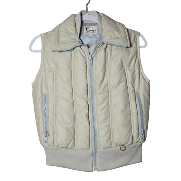 Vintage First Down Goose Down Puffer Vest Size Medium - Picture 1 of 7
